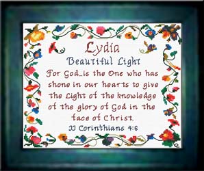 Name Blessings - Lydia