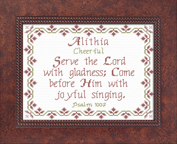 Name Blessings - Alithia
