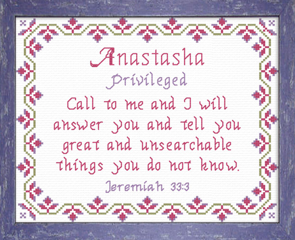Name Blessings - Anastasha