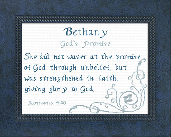 Name Blessings - Bethany