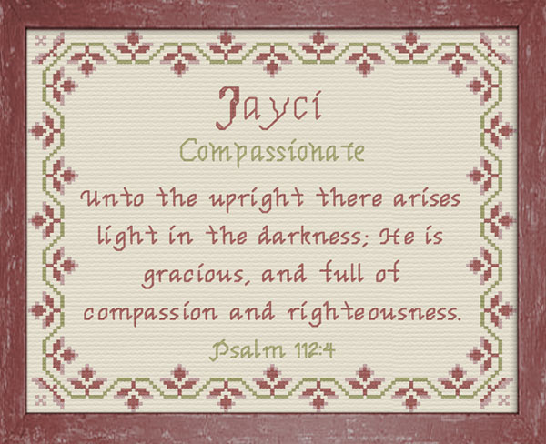 Name Blessings - Jayci