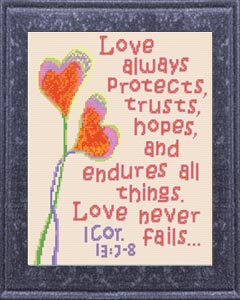 Love Never Fails - Vintage