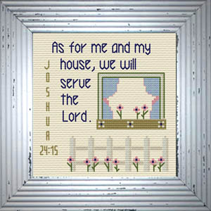 House Serve The Lord - Joshua 24:15 from JoyfulExpressions.us