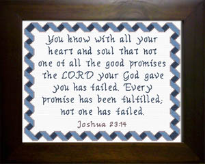 Blue and Mauve Ribbon Landscape