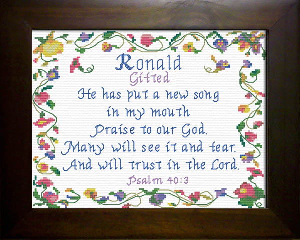 Floral Border Pastel