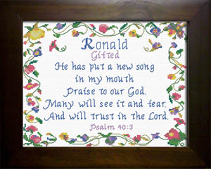 Floral Border Pastel