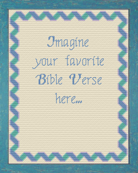 Ribbon Border Beachy Portrait