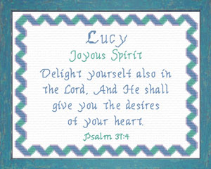 Teal Brown Ribbon Portrait