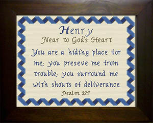 Royal and Brown Ribbon Landscape