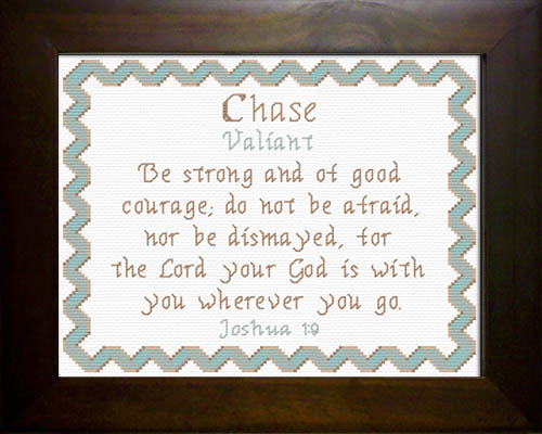 Teal Brown Ribbon Landscape