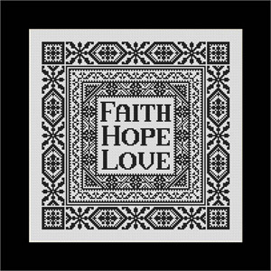 Faith Hope Love Monotone Faith Hope Love Monotone