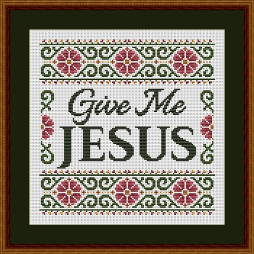 Give Me Jesus on White