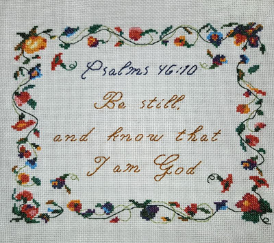 Be Still Stitched By Jeanenne Kopff