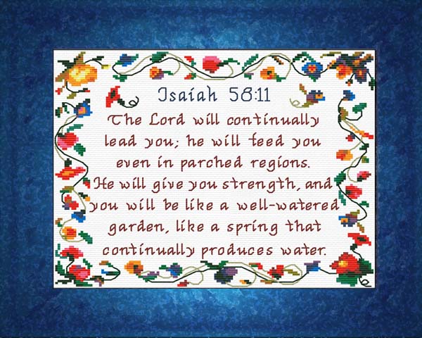 quotes inspirational 10 8 x Designs  58:11 Isaiah Will Custom To The Lord  Available