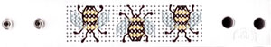 Bumble Bees Stitchable Cuff