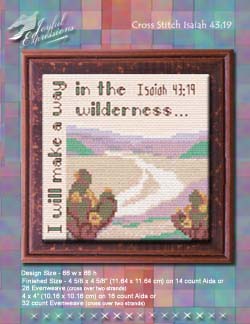 packaging for cross stitch kit