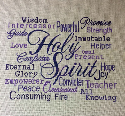 Holy Spirit stitched by Andre Williams