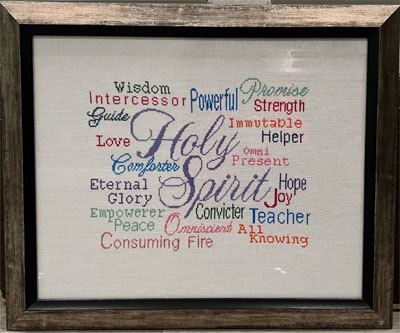 Holy Spirit Stitched by Chris Dickey