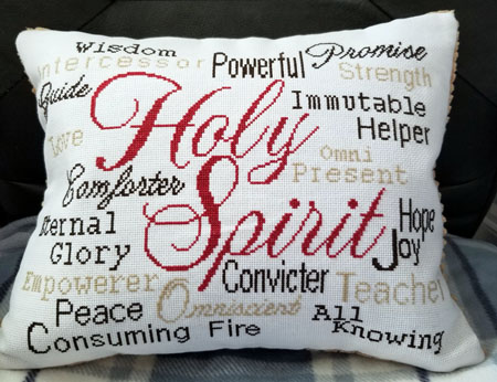 Holy Spirit stitched by Sanyi Davis