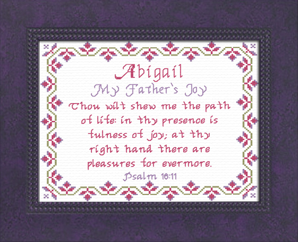 Name Blessings - Abigail8