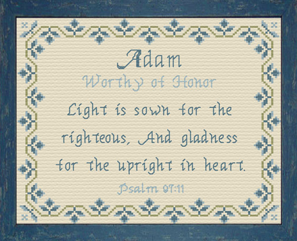 Name Blessings - Adam2