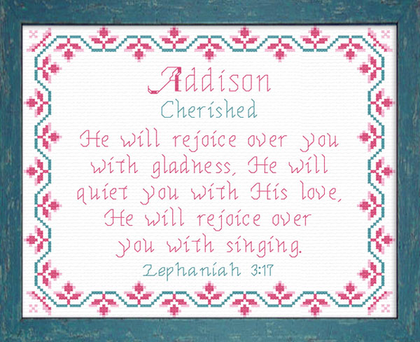 Name Blessings - Addison4