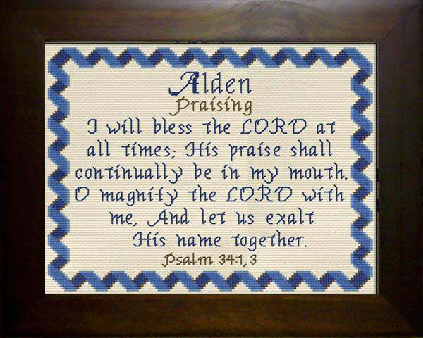 Name Blessings - Alden