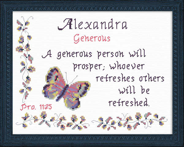 Name Blessings - Alexandra