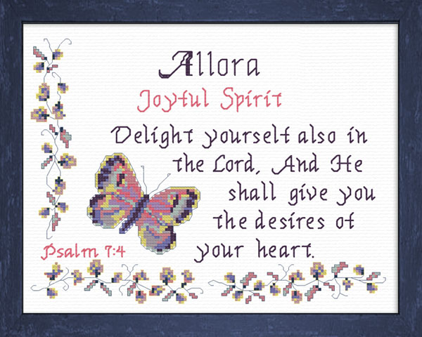Name Blessings - Allora