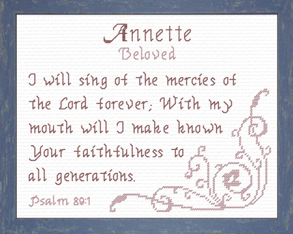Name Blessings - Annette