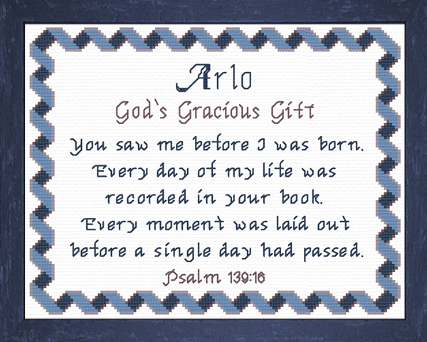 Name Blessings - Arlo