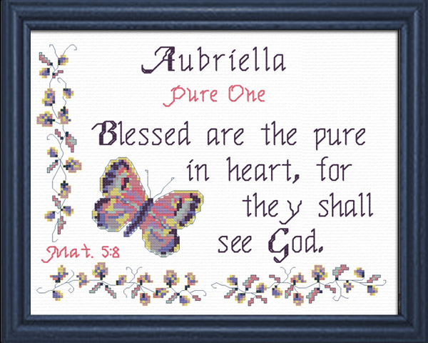 Name Blessings - Aubriella