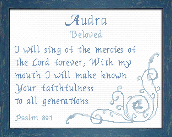 Name Blessings - Audra