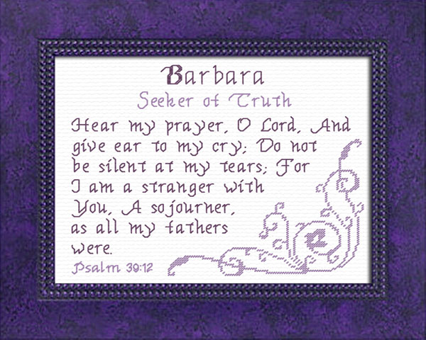 Name Blessings - Barbara3