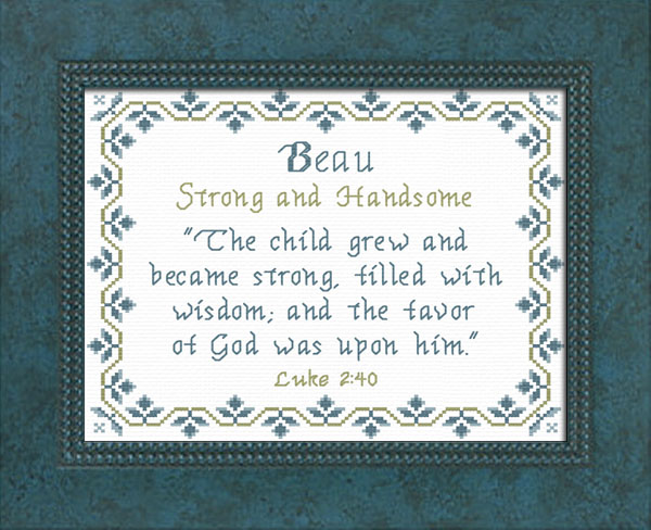 Name Blessings - Beau