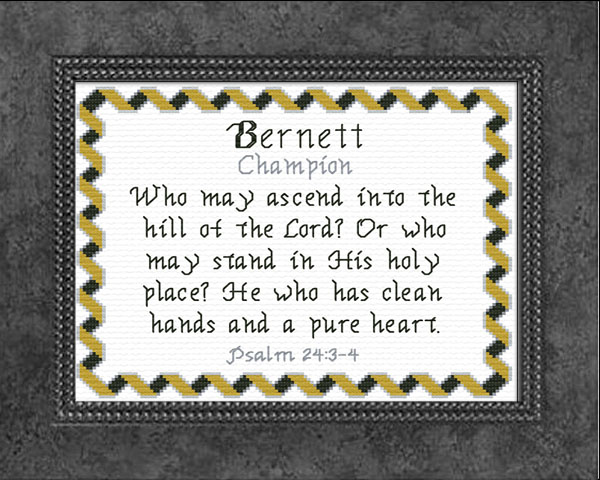 Name Blessings - Bernett