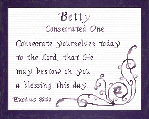 Name Blessings - Betty