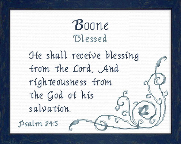 Name Blessings - Boone2
