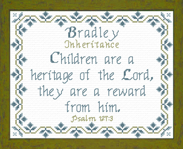 Name Blessings - Bradley