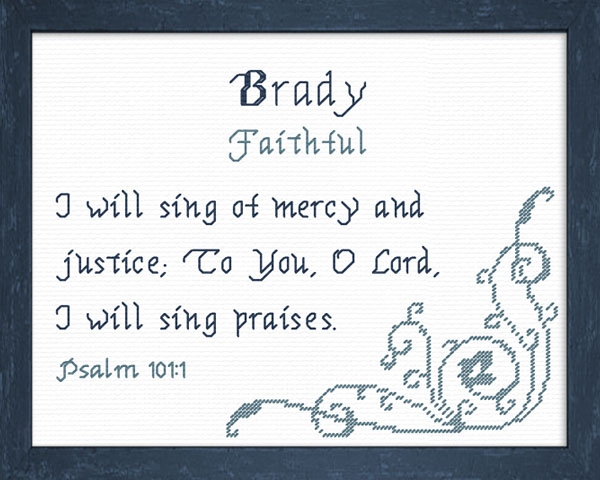 Name Blessings - Brady