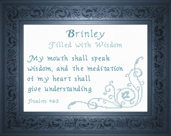 Name Blessings - Brinley