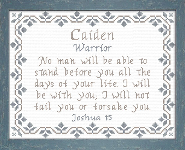 Name Blessings - Caiden