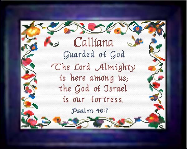Name Blessings - Calliana