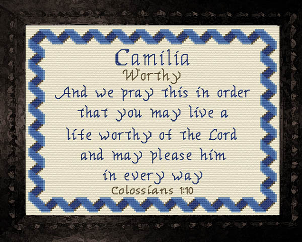Name Blessings - Camilia