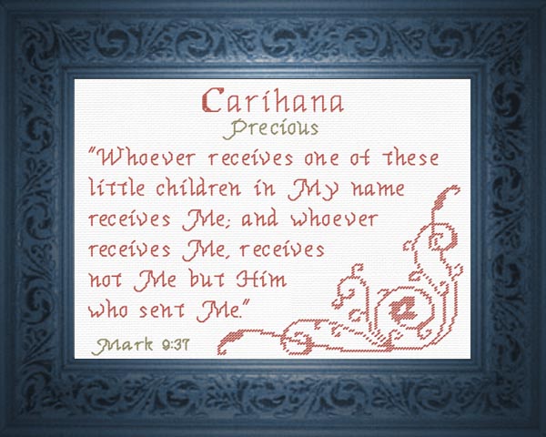 Name Blessings - Carihana