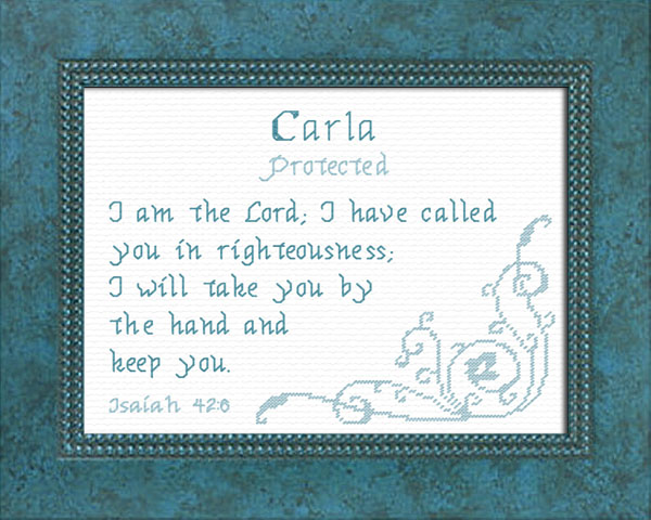 Name Blessings - Carla