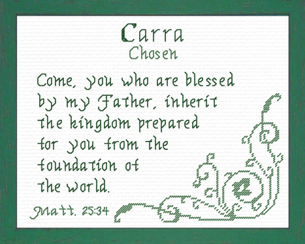 Name Blessings - Carra