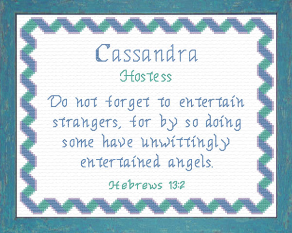 Name Blessings - Cassandra