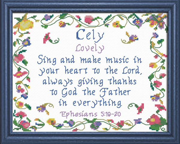 Name Blessings - Cely