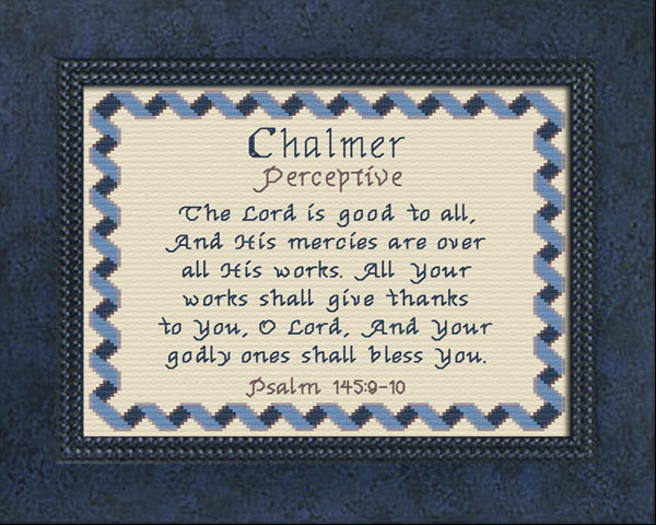 Name Blessings - Chalmer
